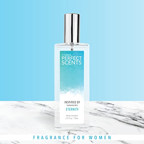 Perfect Scents Fragrances | Eternity | Women’s Eau de Toilette | Vegan, Paraben Free | Never Tested on Animals | 2.5 Fluid Ounces White (Pack of 1)