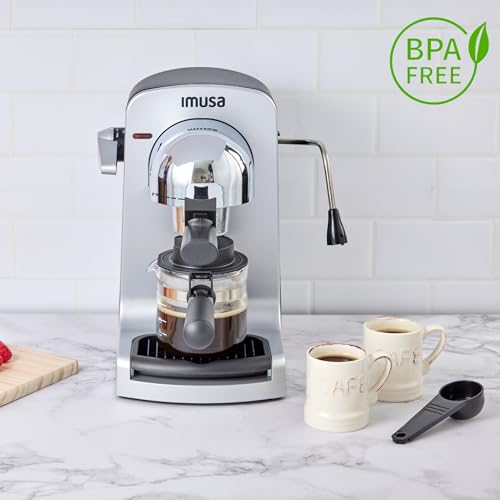 IMUSA USA GAU-18202 4 Cup Espresso/Cappuccino Maker,120 volts, Black