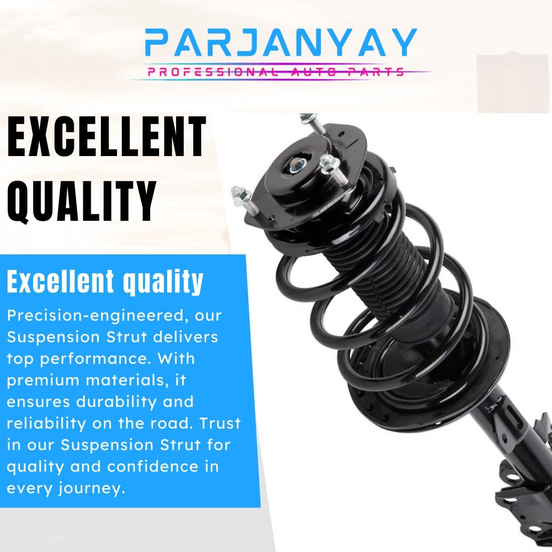 2X Front Struts Complete Assembly Pair Quick Strut Kit Complete Struts Coil Springs Assembly Fits Mazda CX-5 2014 2015 2016 2013