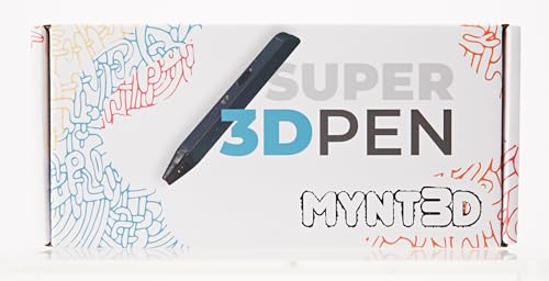 MYNT3D Super 3D Pen, 1.75mm ABS and PLA Compatible 3D Printing Pen