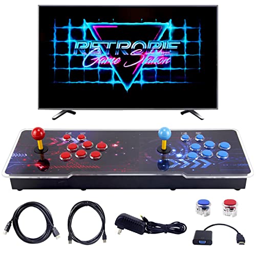 Pandora Box Arcade Console for 26800 Games in 1 Games Built-in Retro Gaming, 1280x720 Full HD, Search/Save/Hide/Pause Games, Favorite List, Support 3D Games