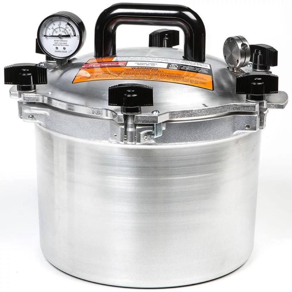 All American Pressure Cooker Canner for Home Stovetop Canning, USA Made for Gas or Electric Stoves, 10.5 quarts