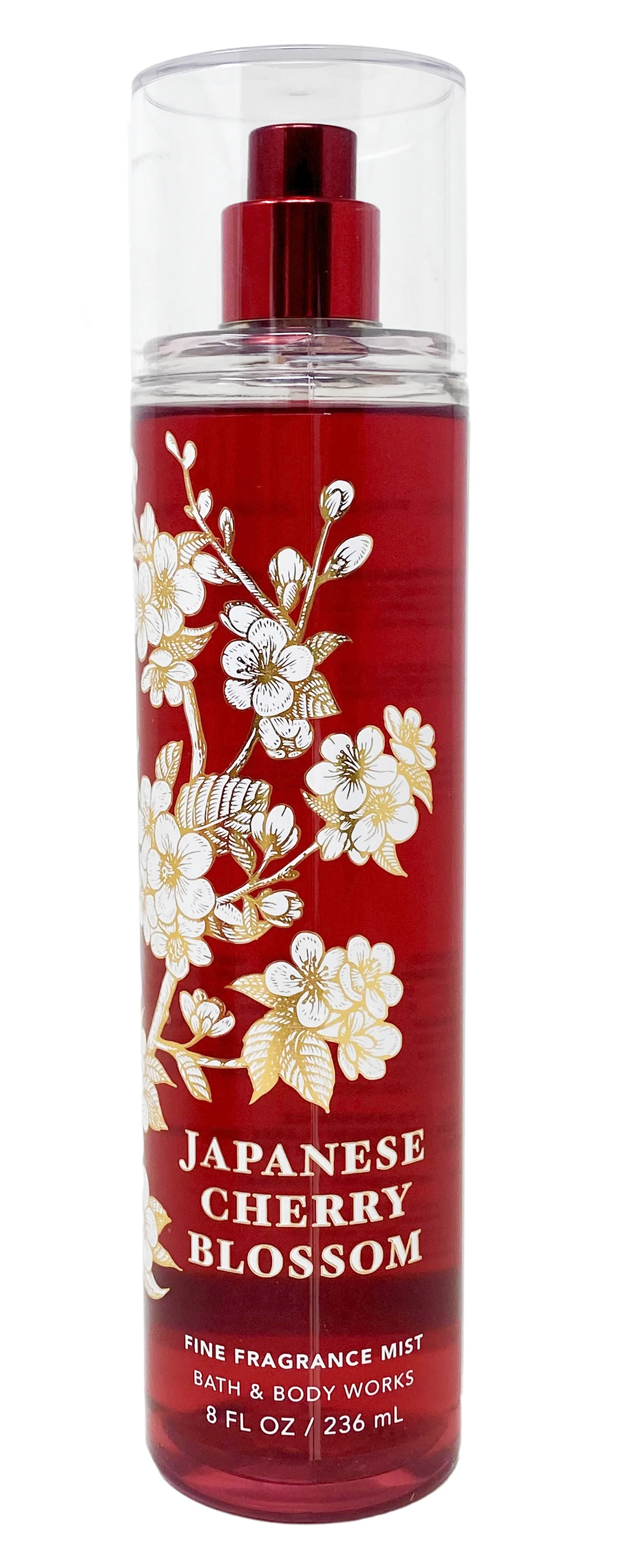 Bath & Body Works Japanese Cherry Blossom - Gift Box Set - Fine Fragrance Mist, Shower Gel and Body Lotion With a Cherry On Top Soap.