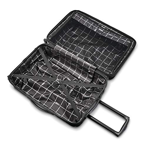 American Tourister Moonlight Hardside Expandable Luggage with Spinner Wheels, Blue Terazzo, 2-Piece Set (20/28)