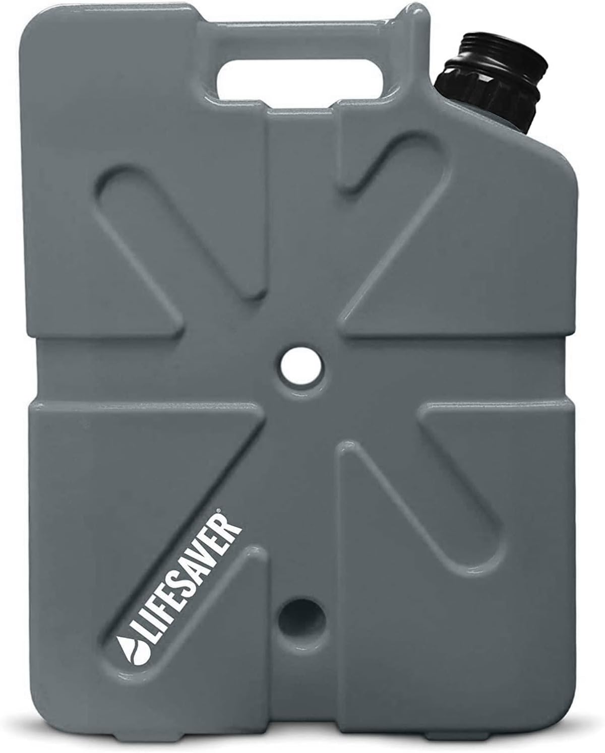 LIFESAVER Jerrycan Water Purifier - Military Spec, Heavy Duty Water Purifier for Overlanding, Camping, Hiking, Emergency Preparedness and Survival Kit (Dark Grey) (PRD0052)