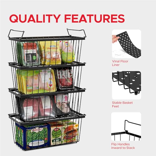 Tafura Freezer Organizer Bins (14