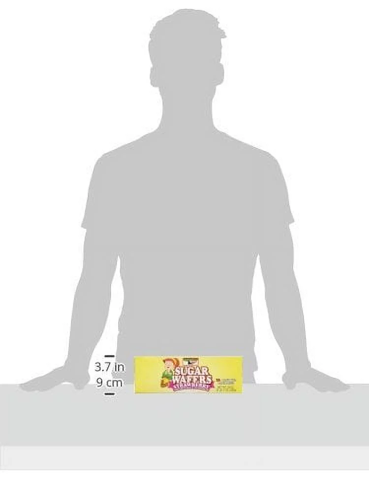 Keebler Sugar Wafers Strawberry 2.75-Ounce Packages (Pack of 12)