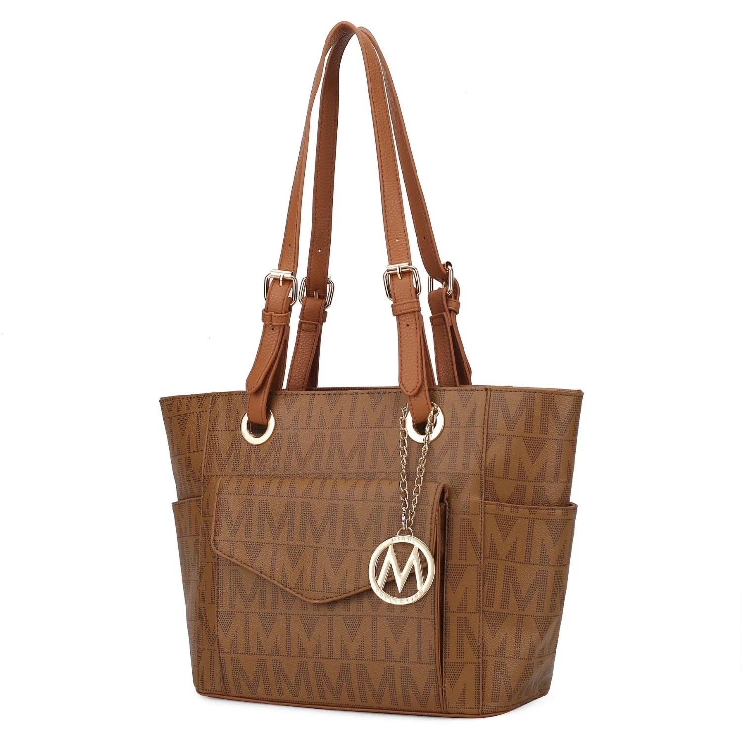 MKF Collection Griselda Women's Monogram Signature Tote Bag by Mia K. - Beige
