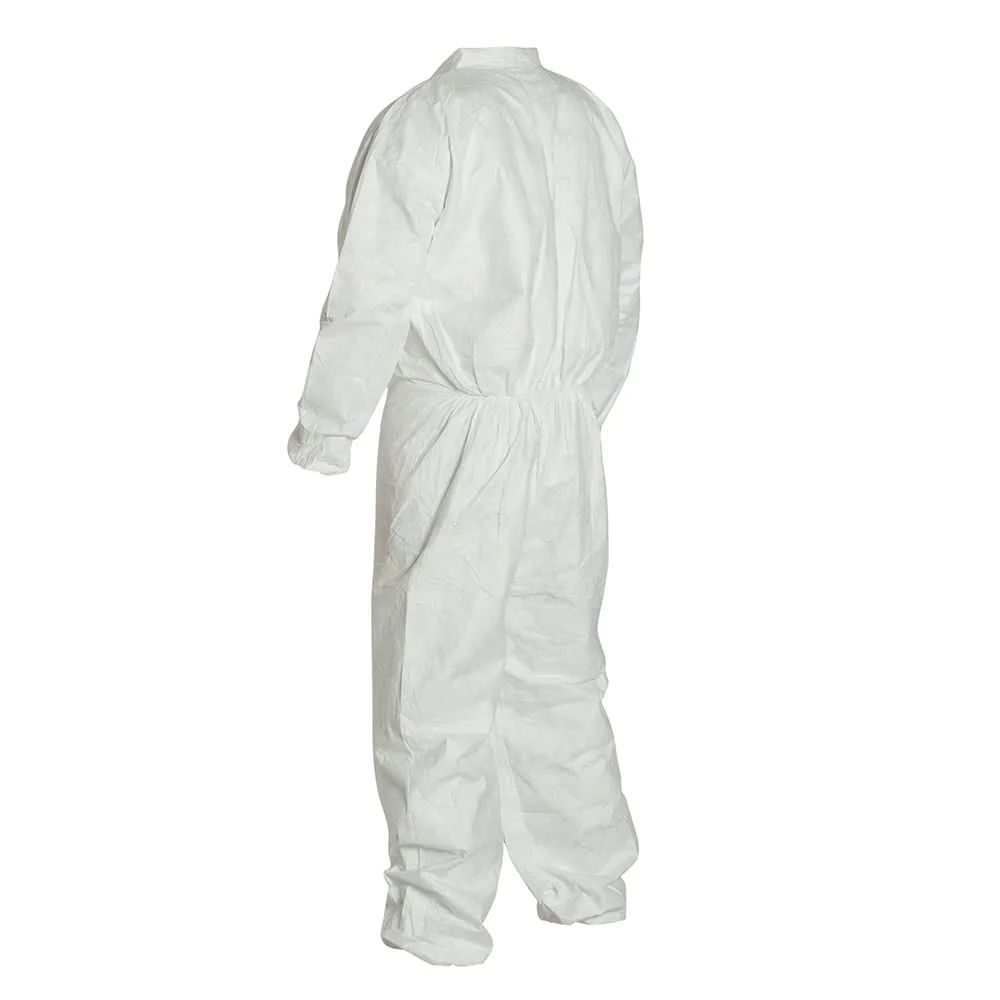 DuPont Tyvek Coveralls with Elastic Wrists and Ankles, White, Medium - 25 CA (251-TY125SWHMD0025VP)