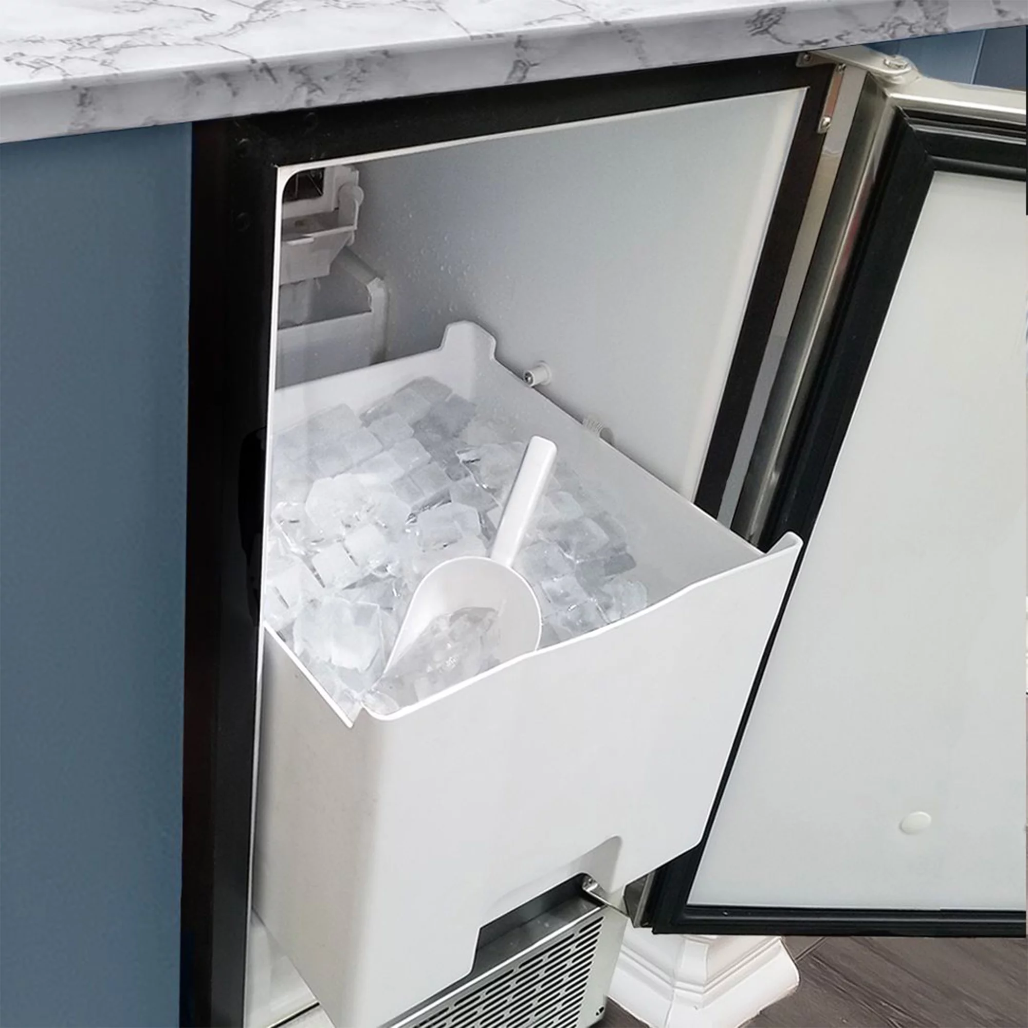 Whynter Built-In/Freestanding Ice Maker, 50 lb Cap Ice Cubes, Each (UIM-502SS)