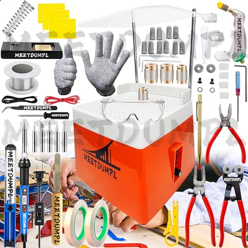 MEETDUMPL Stained Glass Kit，Stained Glass Kits for Adults，Glass Grinder，Stained Glass Grinder，5/8