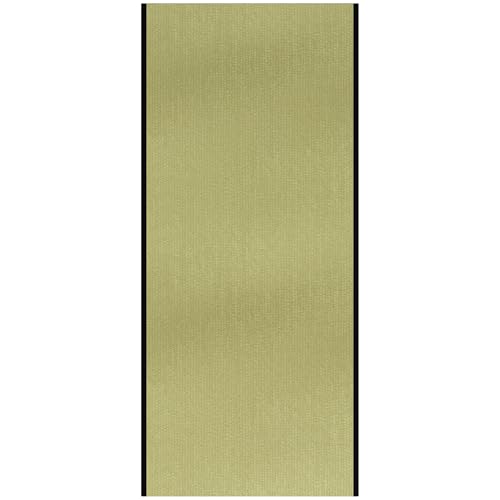 Red Lantern Half Tatami Mat, 1/2 US Queen (30 in x 80 in), Straw