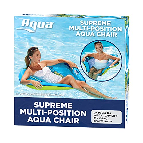 Aqua Pool Chair Float for Adults – Zero Gravity Pool Floats – Multiple Colors/Shapes/Styles – for Adults and Kids Floating