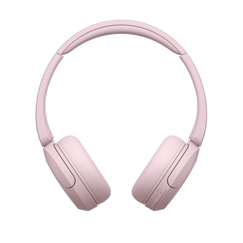 Sony WH-CH520 Wireless Headphones Bluetooth On-Ear Headset with Microphone, Pink
