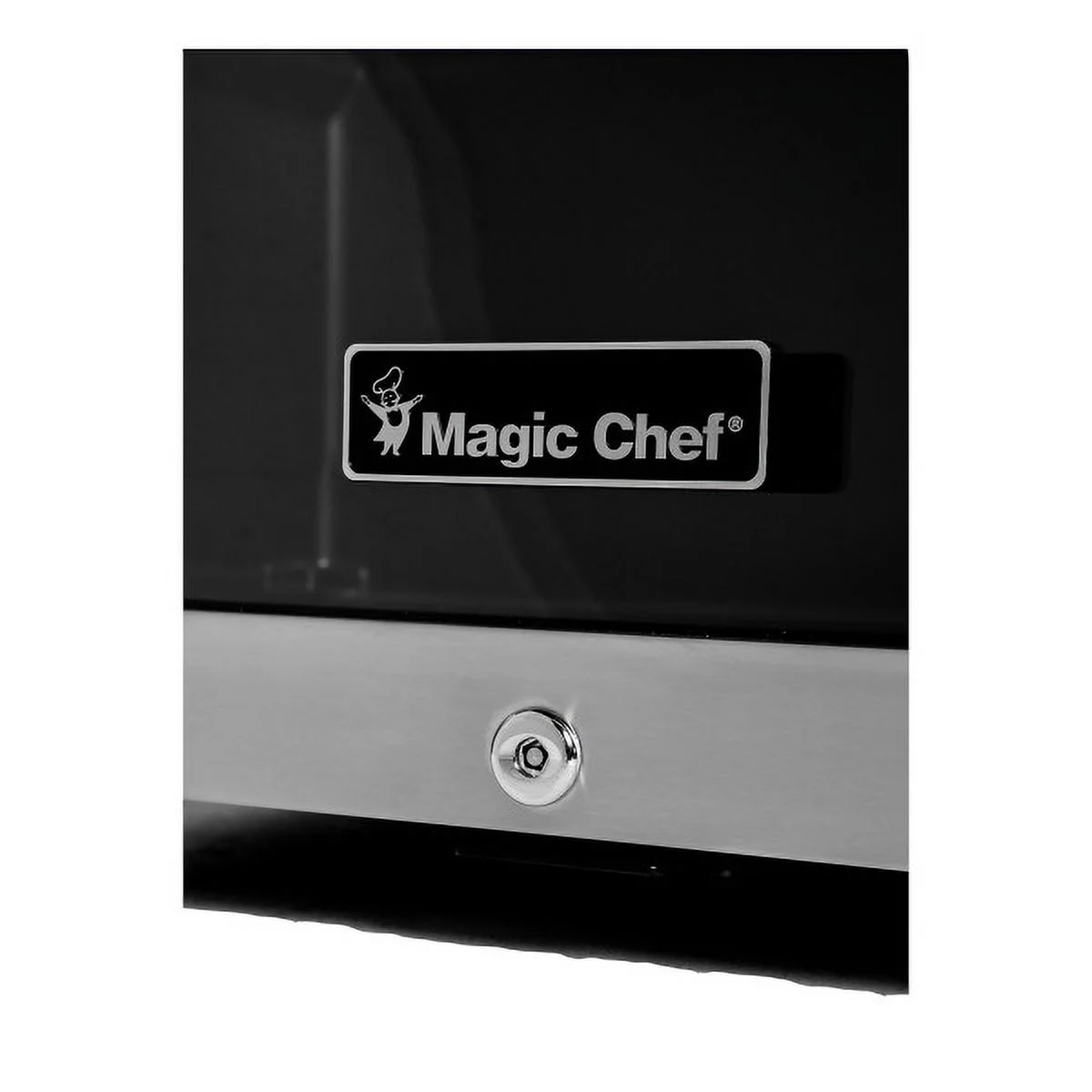 Magic Chef 2.1 Cu Ft Commercial Merchandiser - Black and Stainless 18.9 w x 25.2 h x 16.9 d
