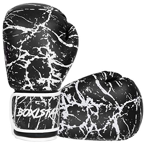 Boxistar Boxing Gloves - Men's & Women's, 8 oz to 16 oz with Optimal Padding