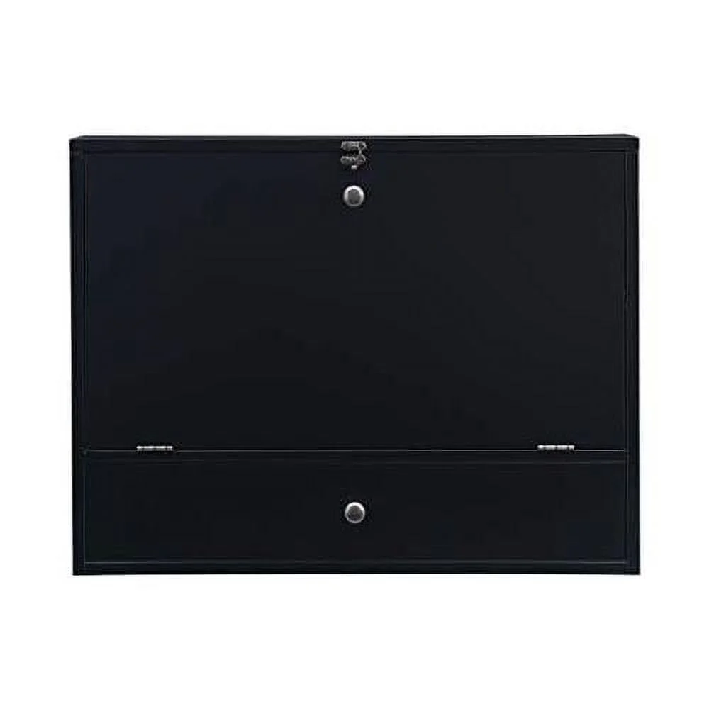 Willingham Wall Mount Folding Desk, Black