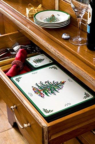Spode Christmas Tree Collection Placemats & Coasters Set - (15.7