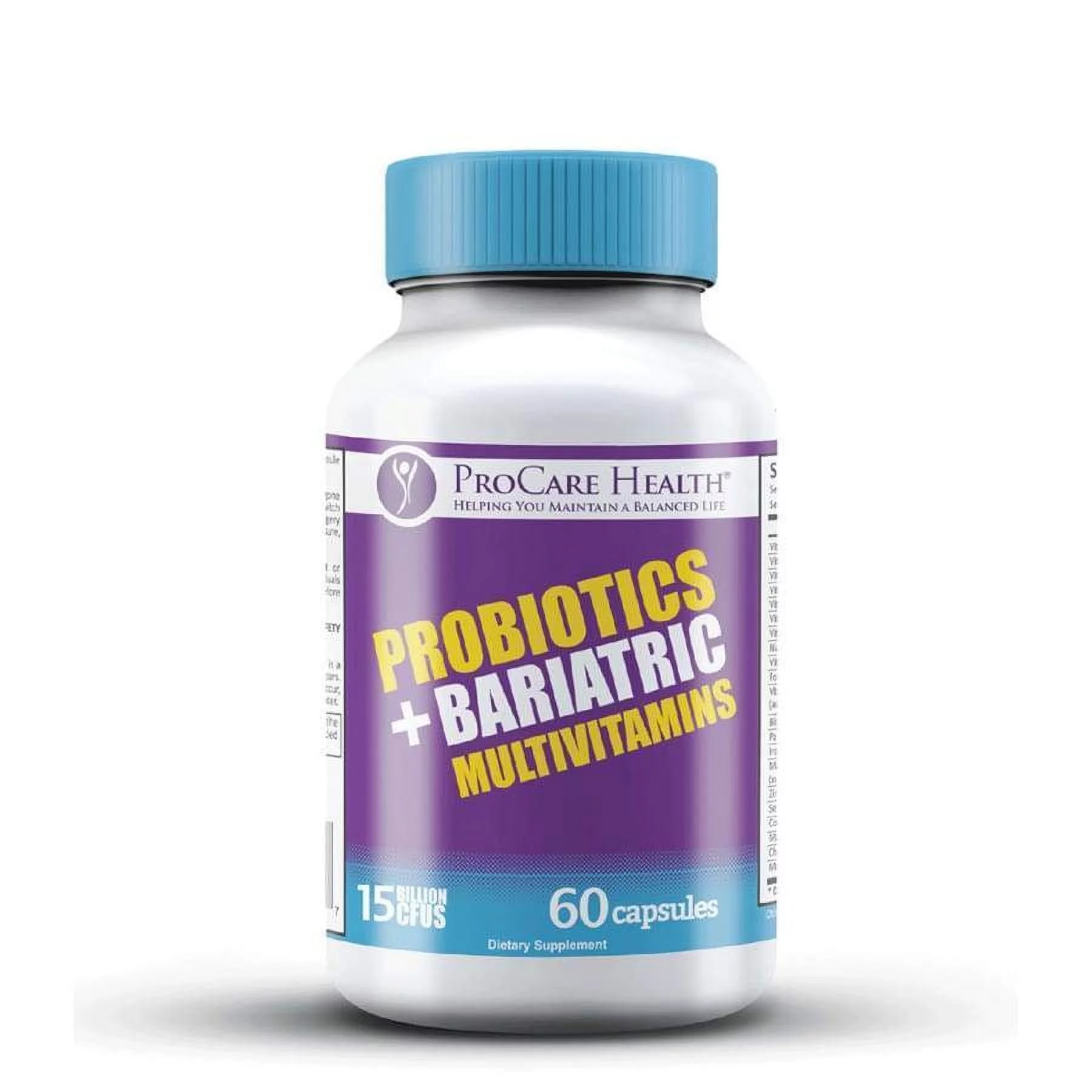 ProCare Health Bariatric Multivitamin Capsule + Probiotic Size: 30-Day Supply
