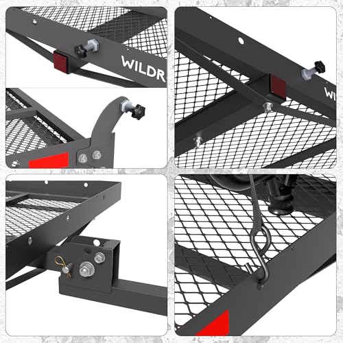 WILDROAD Hitch Cargo Carrier with Ramp 50