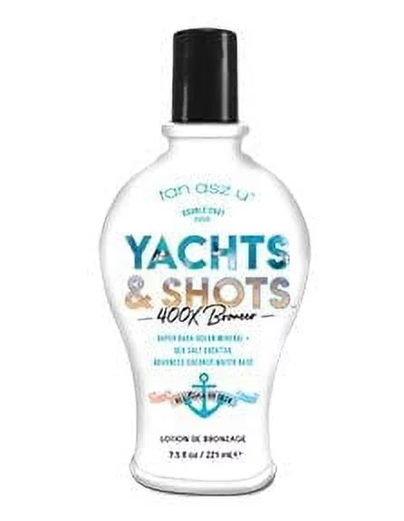 New Yachts & Shots 400X Double Shot Bronzer Super Dark Ocean Mineral & Sea Salt Cocktail 7.5oz