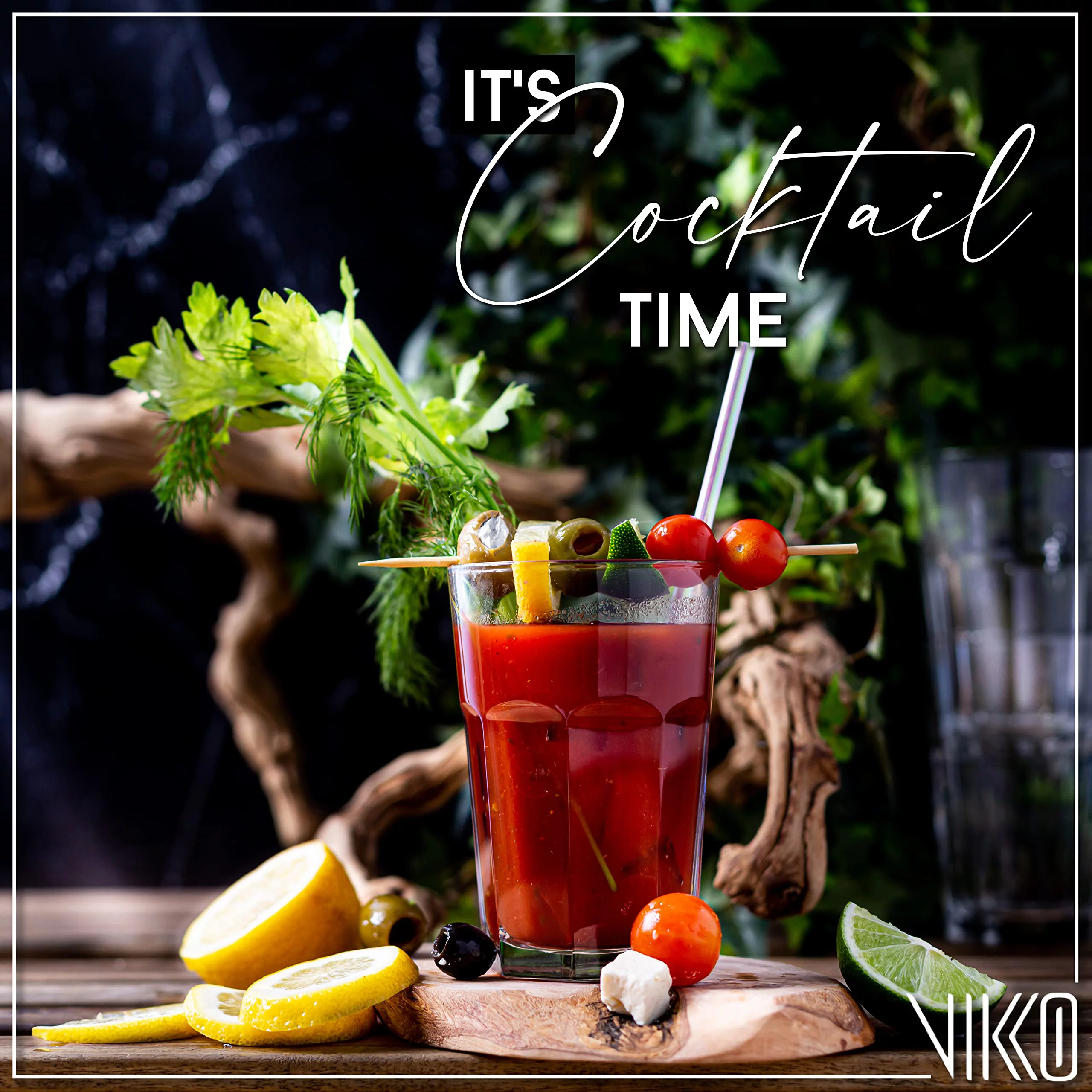 Vikko Drinking Glasses, Set of 6 Juice Glasses 14 Ounce, Thick and Sturdy Kitchen Glasses, Dishwasher Safe Highball Glass Tumbler, Heavy Duty Cups, Water Glasses