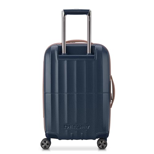 DELSEY PARIS Carrousel Hardside Expandable Luggage with Spinner Wheels, Navy, Carry-on 21 Inch