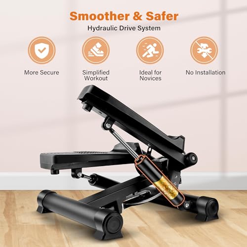 YSSOA Mini Stepper with Resistance Band