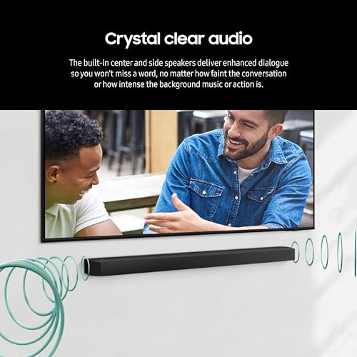 Samsung B-Series Soundbar HW-B630F 3.1 ch DTS Virtual:X Soundbar with Subwoofer (2025 Model) One Remote Control, Voice Enhance Mode, Adaptive Sound