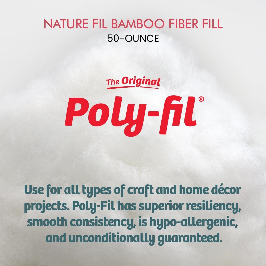 Fairfield Nature Fil Bamboo Fiber Fill, 50-Ounce