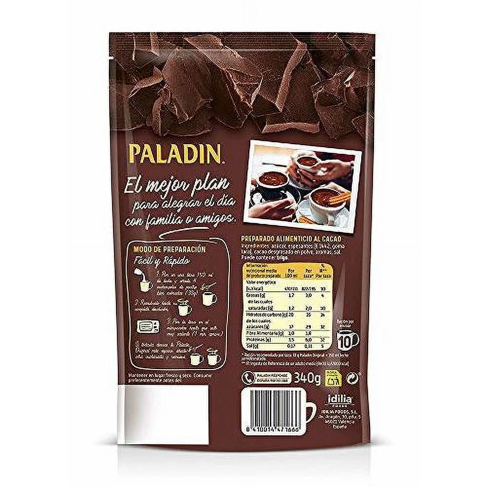 Paladin A La Taza. Hot Chocolate Drink Mix. 340G (12Oz). Pack Of 12