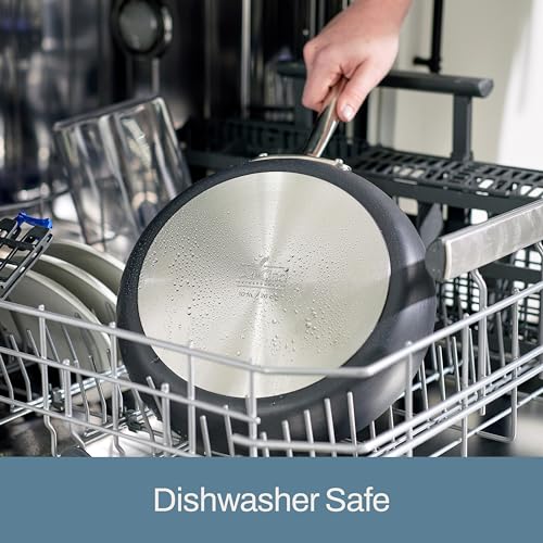 All-Clad HA1 Hard Anodized Nonstick Cookware Set 13 Piece Induction Oven Broiler Safe 500F, Lid Safe 350F Pots and Pans Black