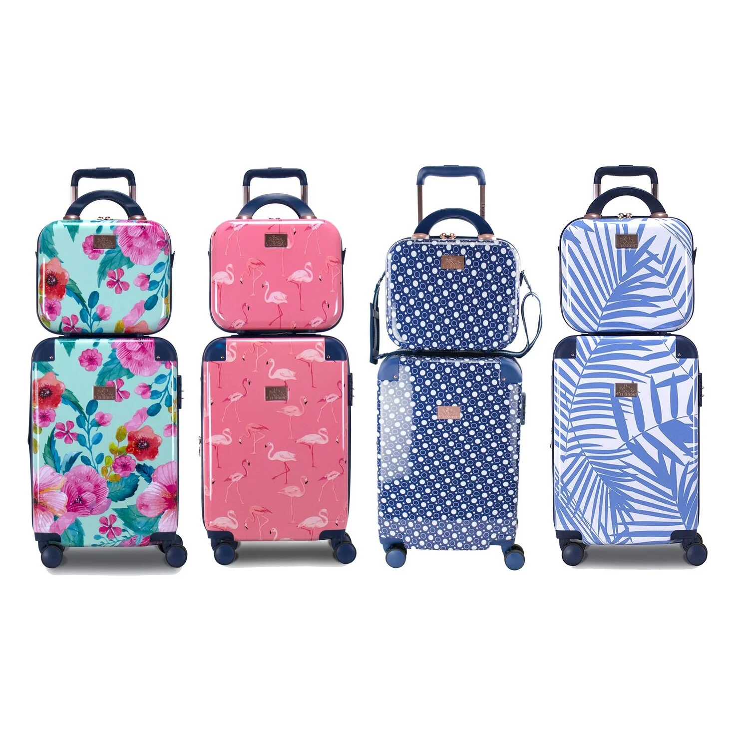 Chariot Park Avenue Hardside 2-Piece Carry-On Spinner Luggage Set - Dotty
