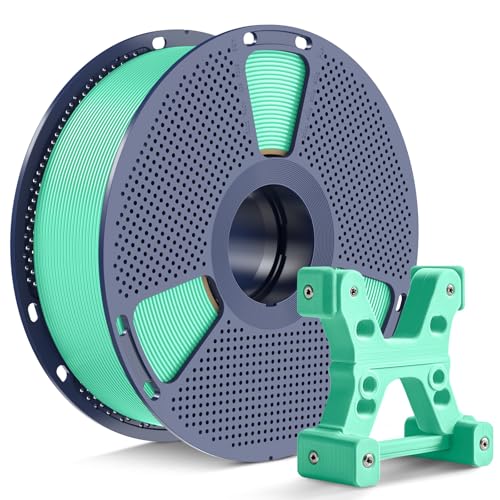 PETG Filament 1.75mm 2025 Upgrade Spool Compatible with Bambulab Refill Filament, 2kg(4.4lbs) SUNLU PETG 3D Printer Filament, 1.75mm Dimensional Accuracy +/- 0.02mm, Black+Black Bundle