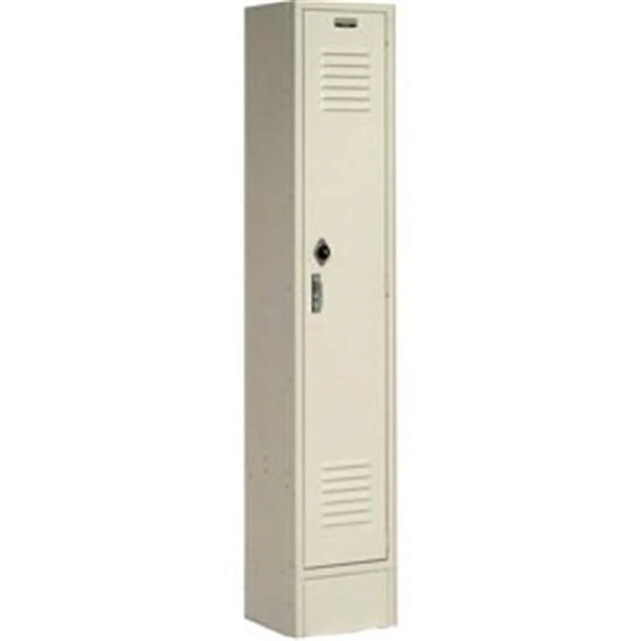 Single Tier Paramount Locker with 1 Door Ready to Assemble - Tan - 12 x 12 x 72 in.