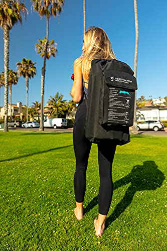 Neso Party Tent, 8 Ft Height, 11X22 Ft, 23 Pounds, Canopy Event Tent for On and Off The Beach (Coral)