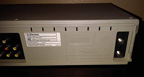 Emerson EWD2204 DVD/VCR Combo DVD Video Cassette Recorder Player 4 Head 19 Micron Head