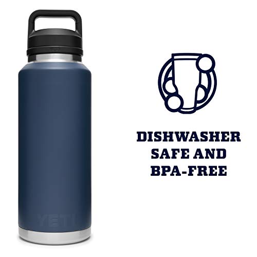YETI Rambler 46 oz Bottle, Vacuum Insulated, Leakproof, Stainless Steel with Chug Cap