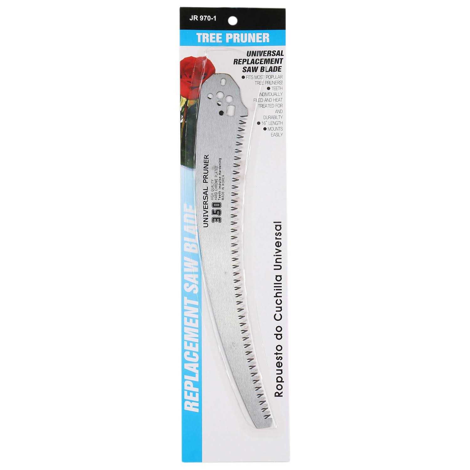 ALL THAT GARDEN Universal Type Saw Blade, Compare the Holes on the Picture of the Blade and Your Pruner Pole and See if They Can Match Up