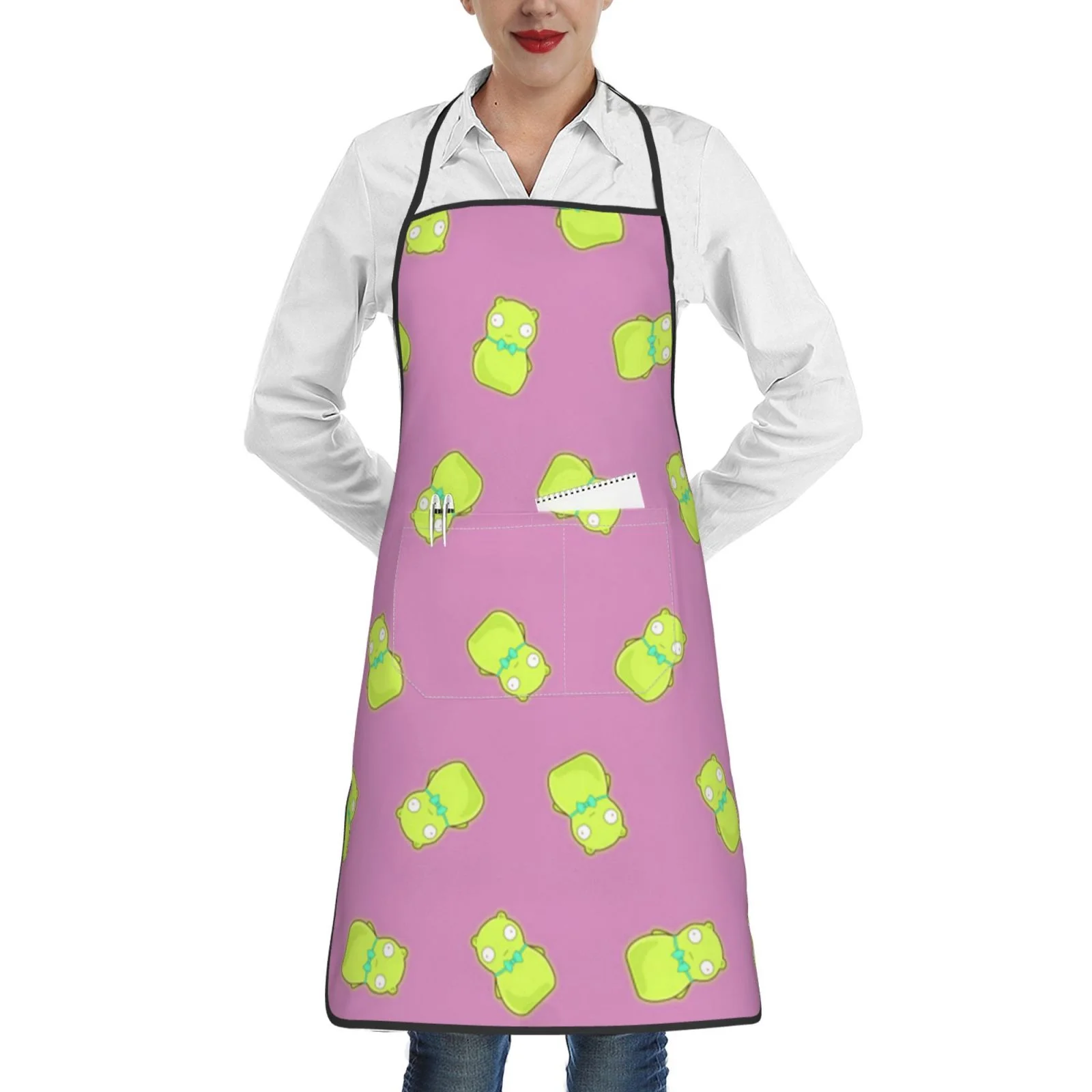 Bob's Burgers Kuchi Kopi Waterproof Apron Home Decor Kitchen Fashion Apron For Waiter&Waitress/Chef/Craftsman/Cobbler/Cashier/Cleaner/Butchers/Hairdresser