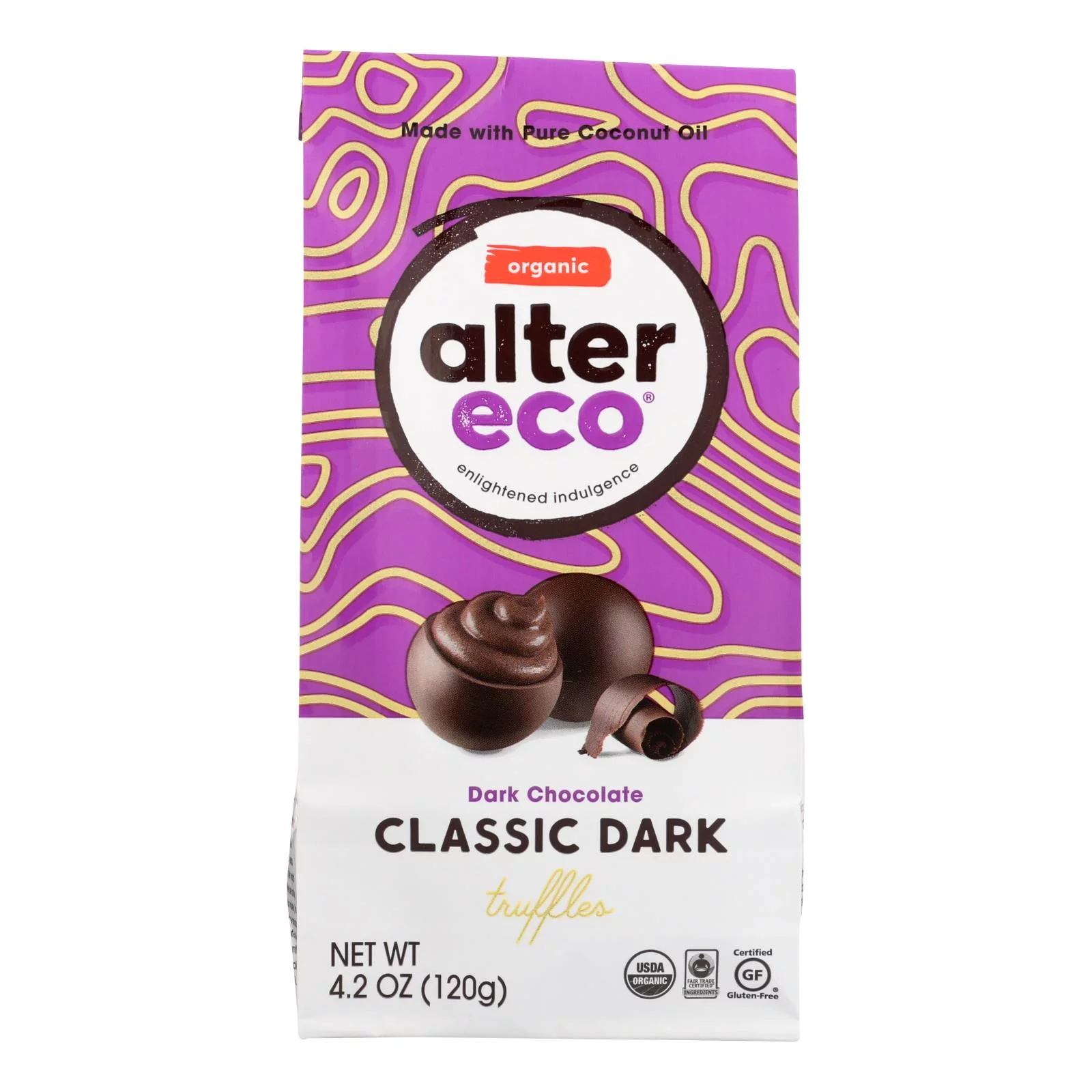 Alter Eco Americas Truffle - Organic - Case of 8 - 10 pack - 4.2 oz