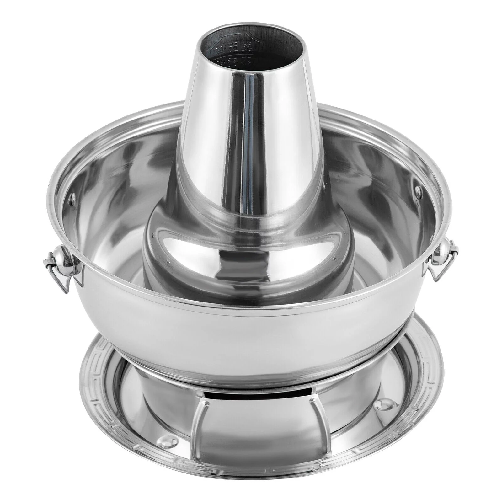 1.9QT/2.3QT Chinese Style Stainless Steel Shabu Hot Pot Instant-boiled Hotpot,LKS-8380