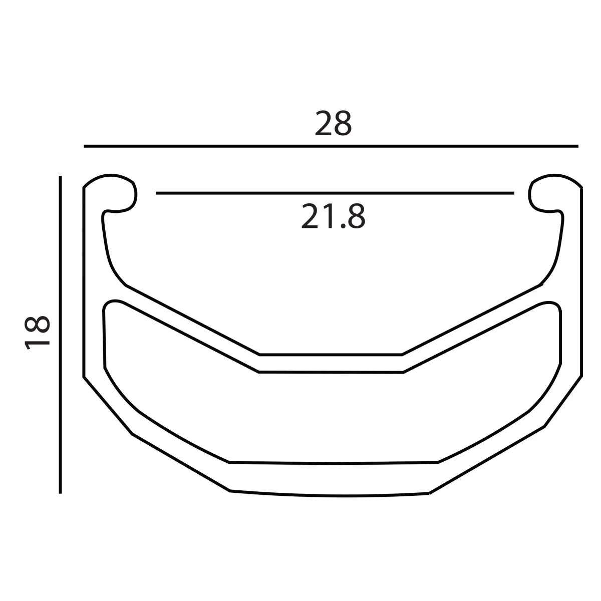 Sun Ringle Rim Sun 24 507X21 Envy-Rr 36 Wh/Msw W/Eye Weld