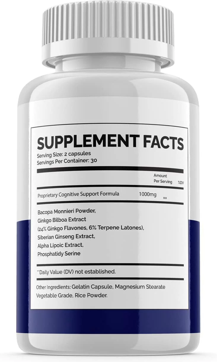 3 Pack Neuro Tech IQ NeuroTech IQ Pills Brain Supplement 180 Capsules