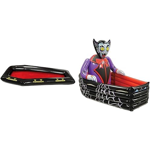 Beistle Inflatable Halloween Party Bundle- Buffet Cooler and Drink Holder