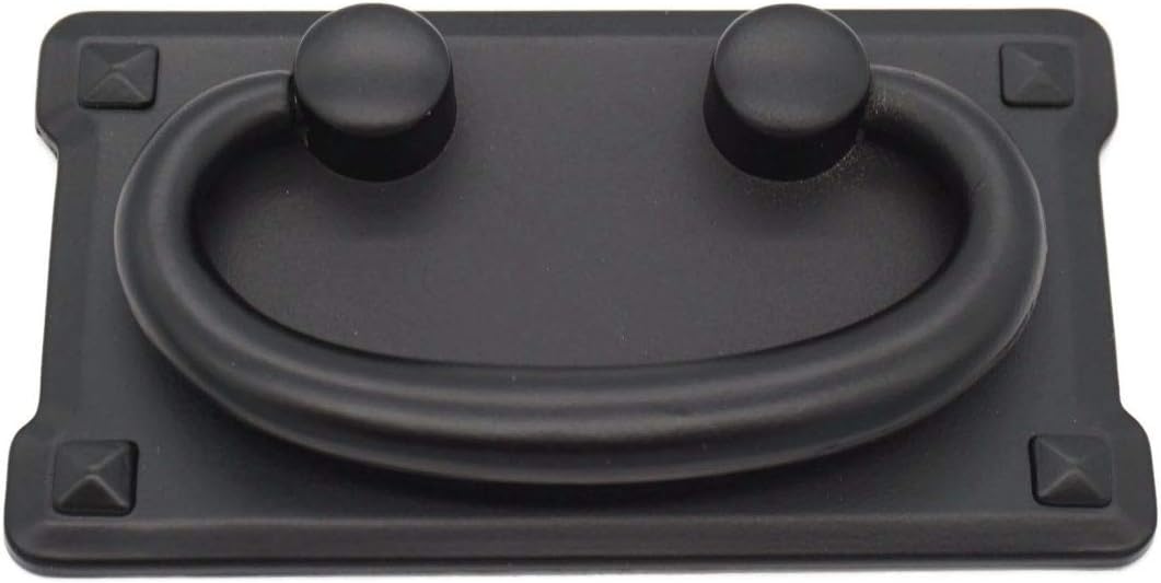 Mission Furniture Pull Mission Cabinet Hardware Arts and Crafts Cabinet Furniture Pulls Flat Black Finish Large