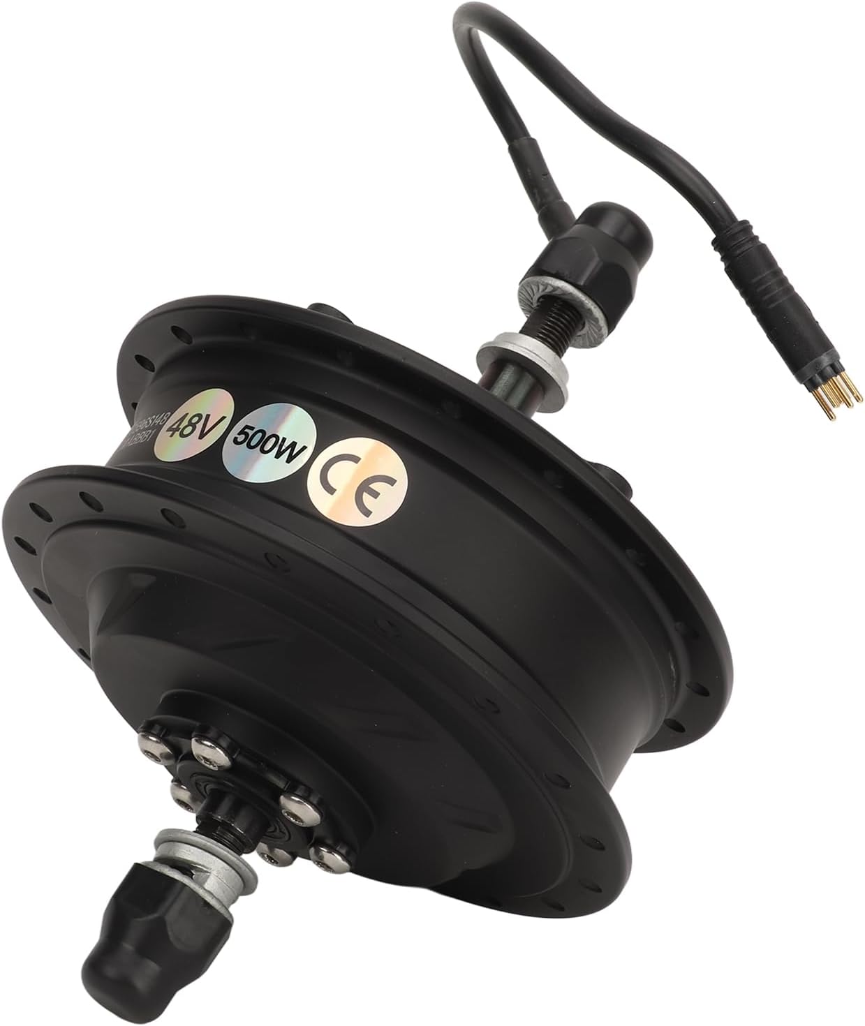 48V 500W Electric Bicycle Gear Hub Motor, High Power Brushless, Aluminum Alloy Wheel Rim Suitable for DIY Bikes