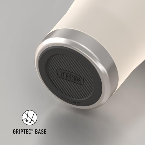 THERMOS ICON SERIES, Stainless Steel Cold Tumbler with Slide Lock, 24 Ounce, Sandstone