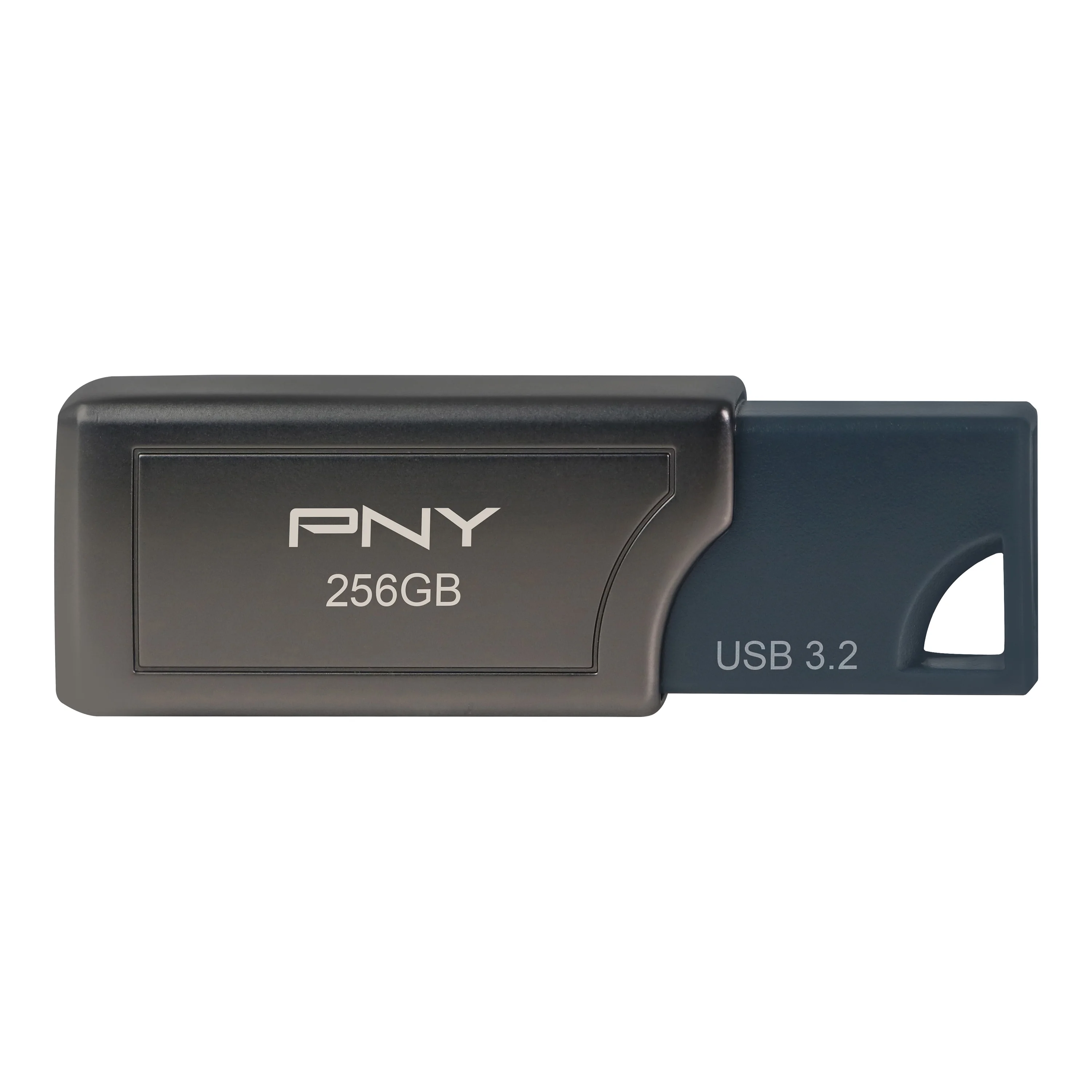 PNY PRO Elite V2 USB 3.2 Gen 2 Flash Drive - 256 GB - USB 3.2 (Gen 2) - 600 MB/s Read Speed - 250 MB/s Write Speed - Black - 2 Year Warranty