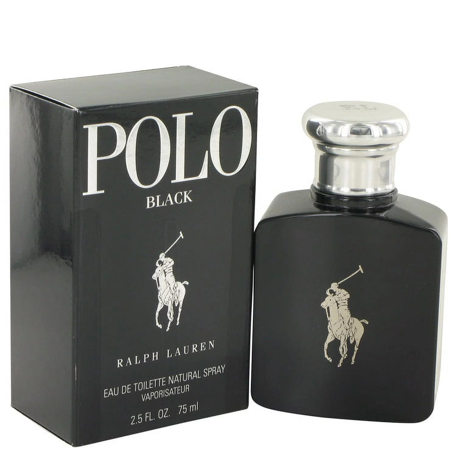 Polo Black Eau De Toilette Spray By Ralph Lauren2.5 Oz (Pack 2)